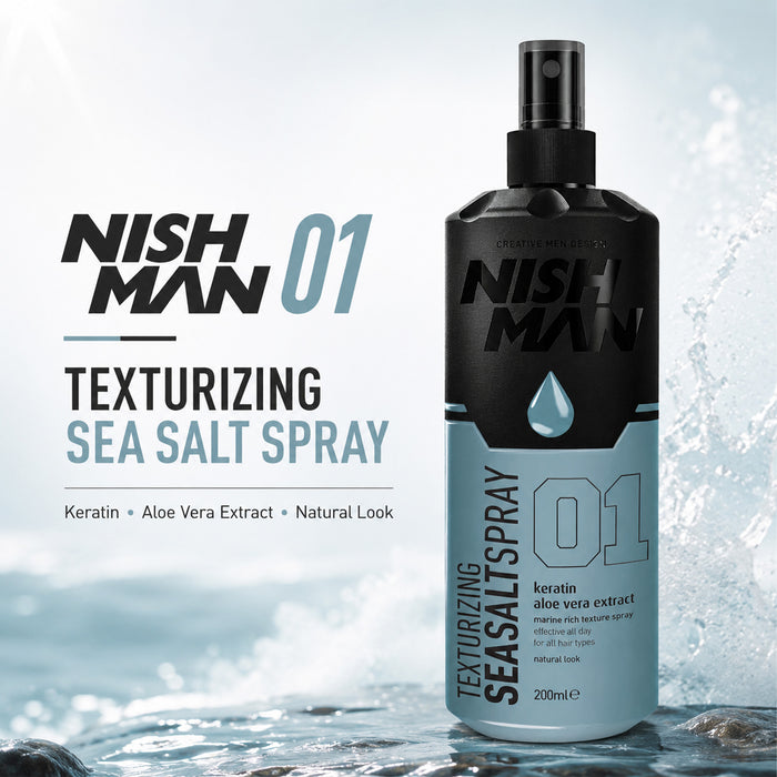 12x Nishman Sea Salt Texturizing Spray