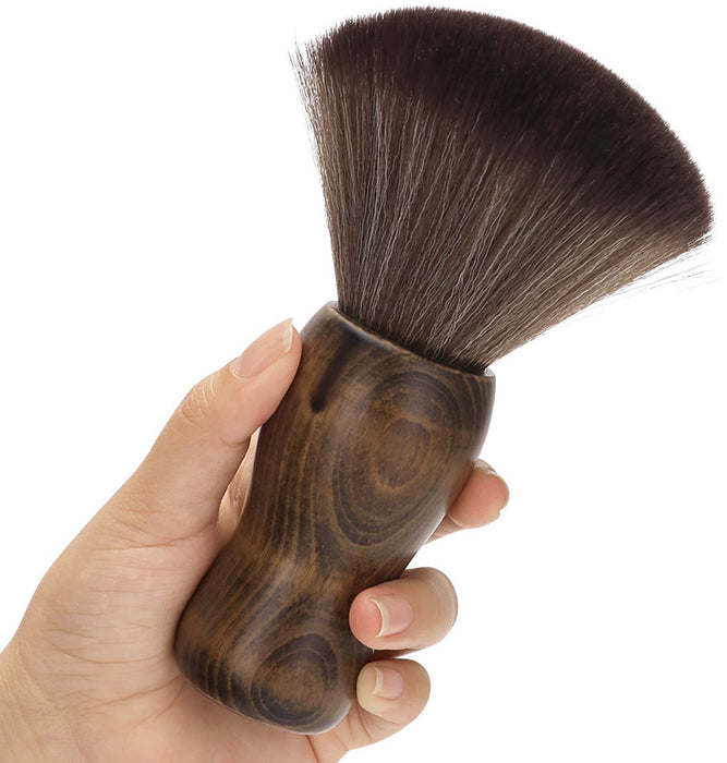 Salon Wood Neck Duster Brush - Kwast