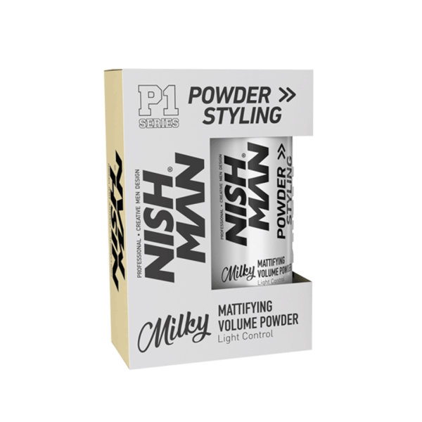 Nishman Hair Styling Powder Wax Milky