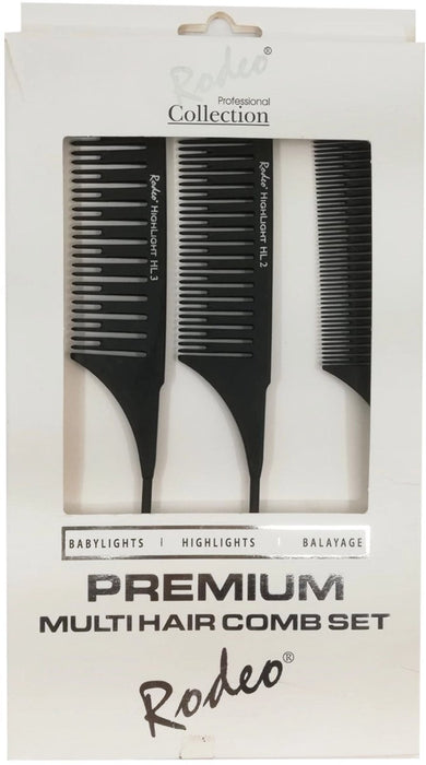 Rodeo Premium Multi Hair Comb Set