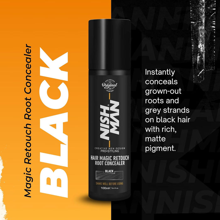 Nishman Hair Magic Retouch Black x12