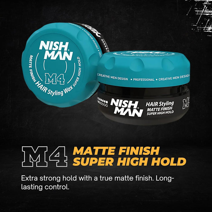 12x Nishman Matte Finish Super High Hold M4