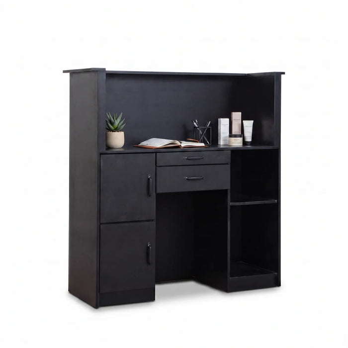 Reception Desk - Balie - Zenith DR007 Black/Bronze