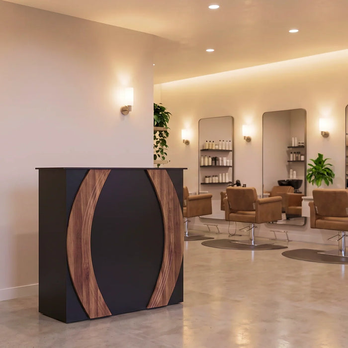 Reception Desk - Balie - Zenith DR007 Black/Bronze