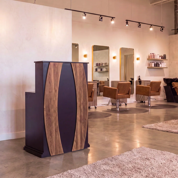 Reception Desk - Balie - Classic Slim Brown DR0010