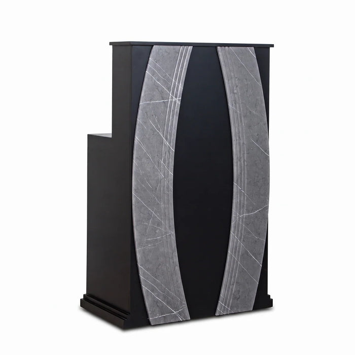 DeltaPro  Reception Desk Classic Slim Black