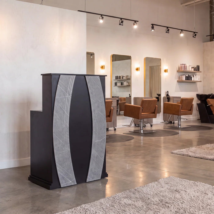 DeltaPro  Reception Desk Classic Slim Black
