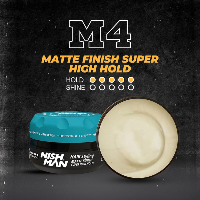 12x Nishman Matte Finish Super High Hold M4
