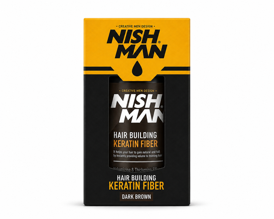 Nishman Hair Building Fiber Dark Brown Single Pack Toppik