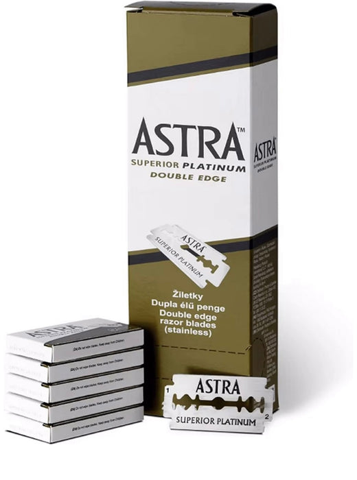 Astra Double Edge Blades Scheermessen - Superieur Platinum