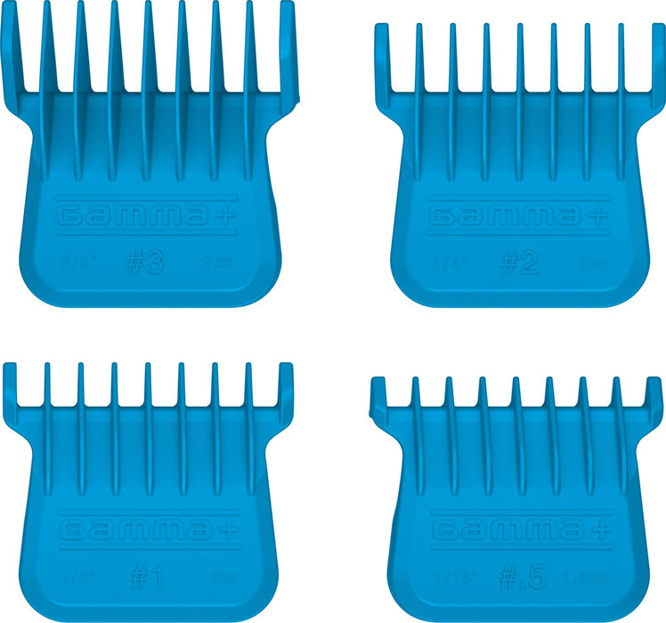 Gamma+ Magnetic Trimmer Guards 4pcs Opzetkammen