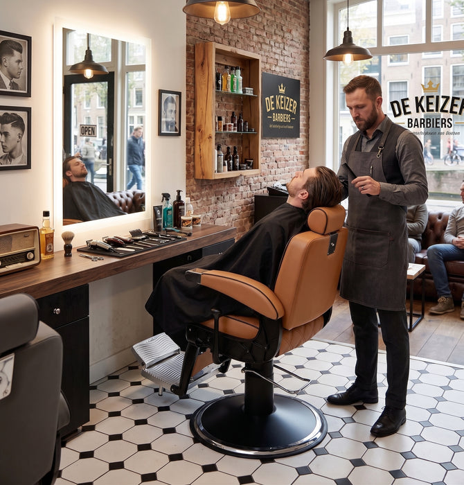 Mirplay Barber Chair Hugo Brown