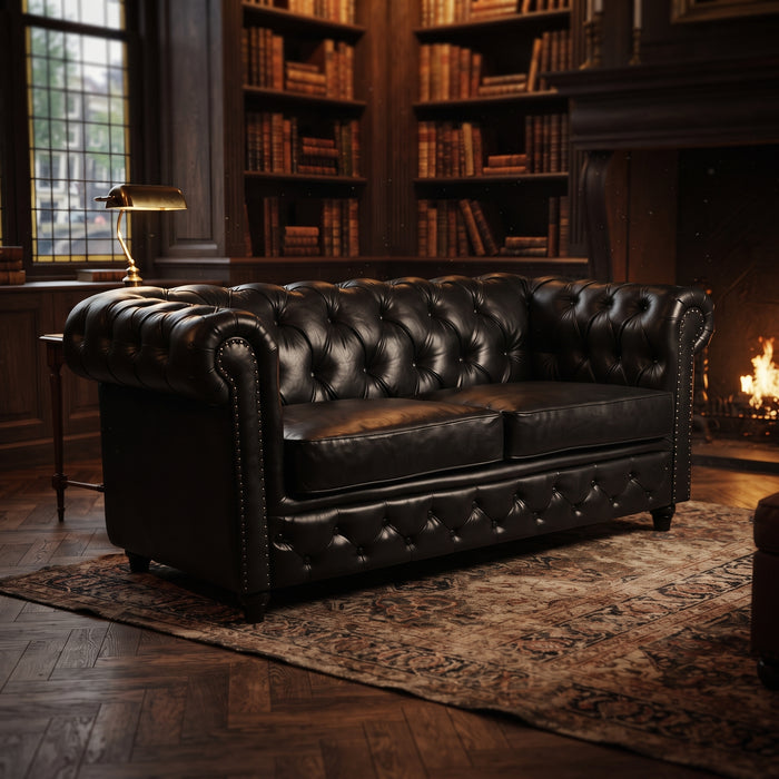 Mirplay Dock Chesterfield Bank Black