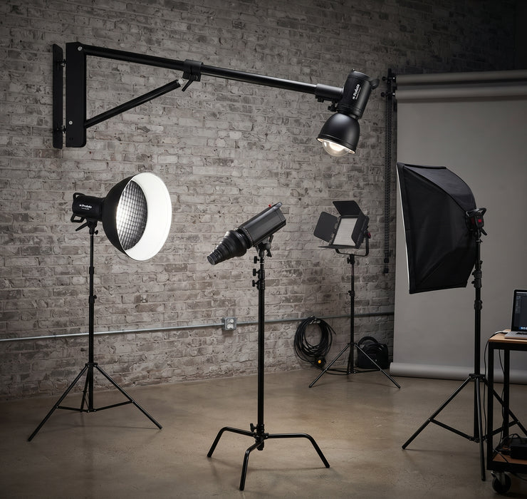 Muurstatief voor ringlamp - Arm Ring Light