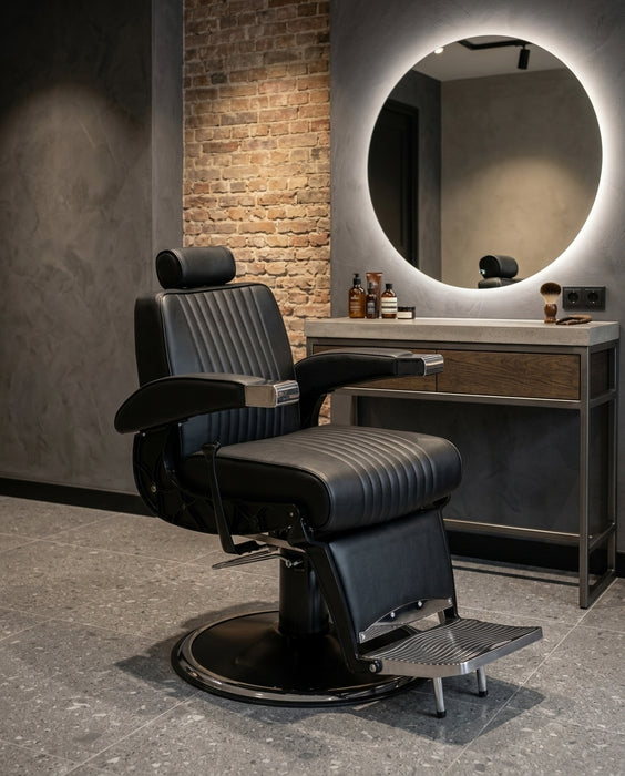 Mirplay Barber Chair Hugo Black