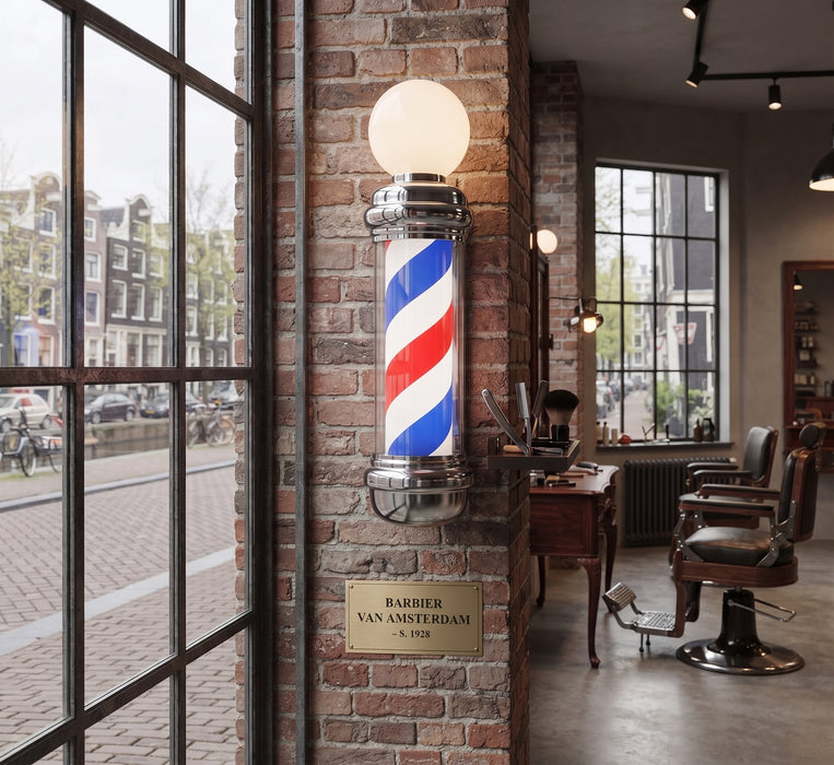 Barber Pole / Barbier paal lamp Lux
