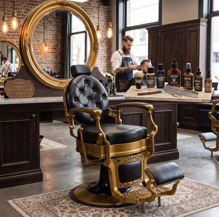 Mirplay Barber Chair Gold