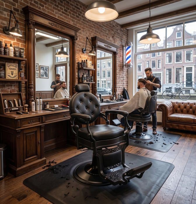 Barber Chair Senior - Matte Black