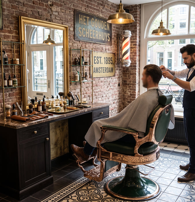 Mirplay Barber Chair Kirk GRS Green Black