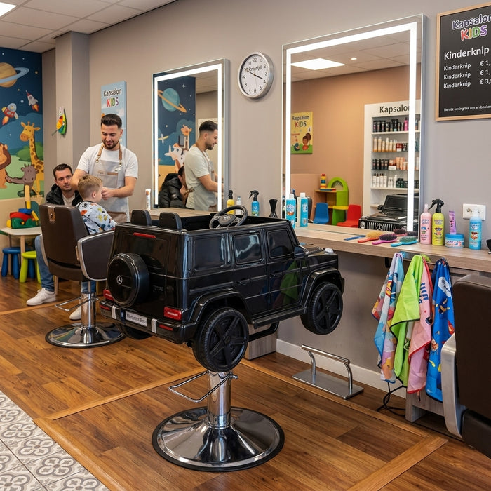 Kids Kinder Kappersstoel Chair - Mercedes