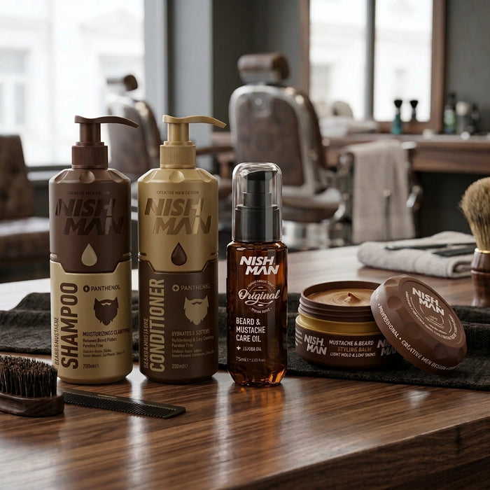 Nishman Beard Care Set - Baard verzorgingset