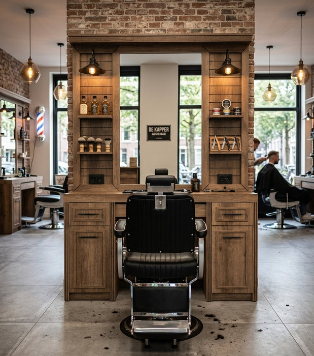 Light Brown Barbier Kaptafel