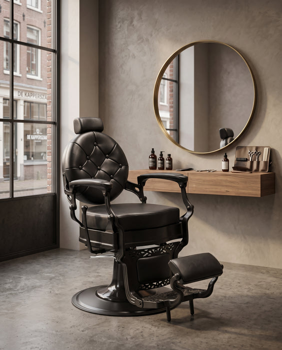 Mirplay Barber Chair Check Black