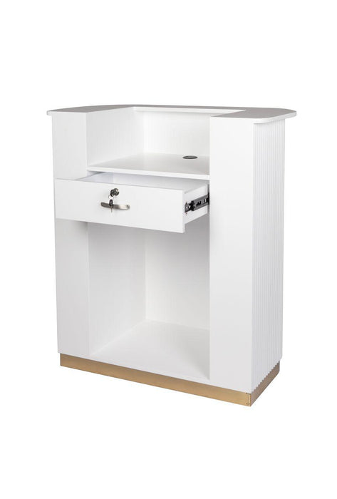 Balie Ribbel Wit Premium 120cm