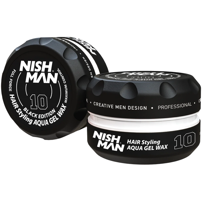 Nishman Hair Styling Aqua Gel Wax 10