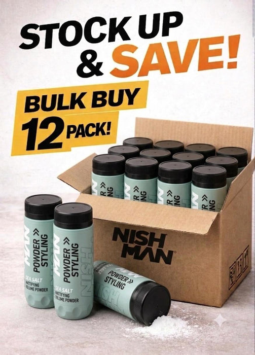 12x Nishman Sea Salt Styling Powder