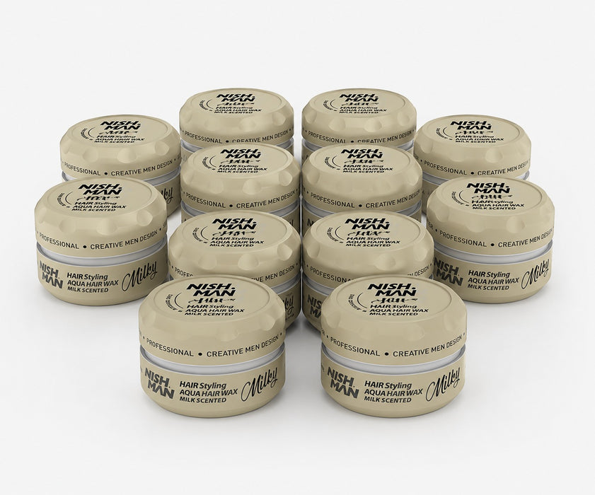 Nishman Hair Styling Wax Milky x12