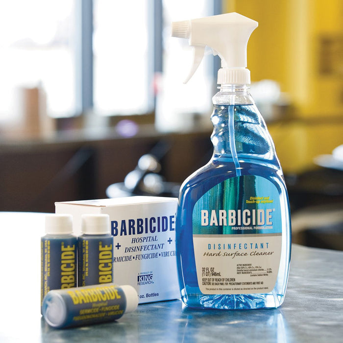 Barbicide Desinfectie Concentraat 6 stuks à 60ml + Sprayer