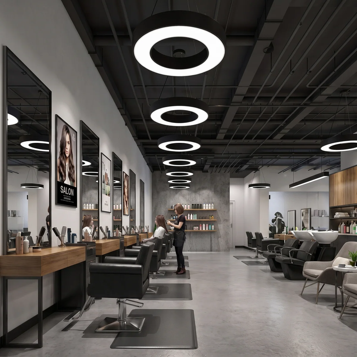 Hanging Circular Led Light - Plafond verlichting
