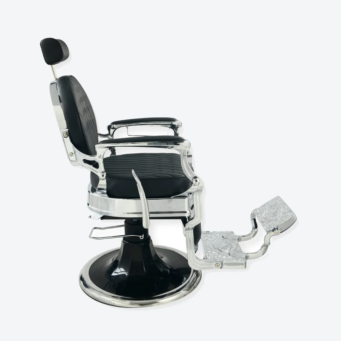 Barber Chair Cavalier - Silver / Black