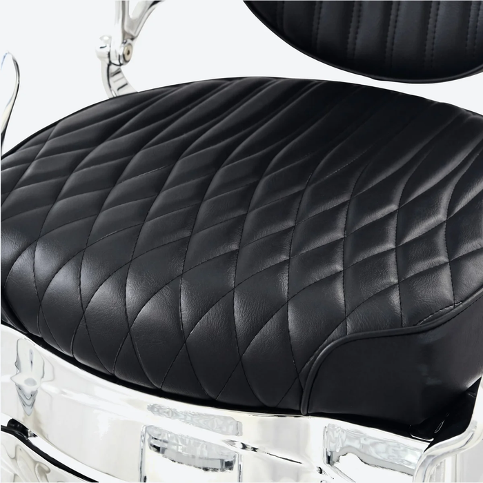 Barber Chair Cavalier - Silver / Black