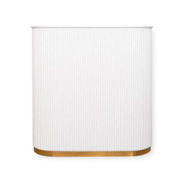 Balie Ribbel Wit Premium 120cm