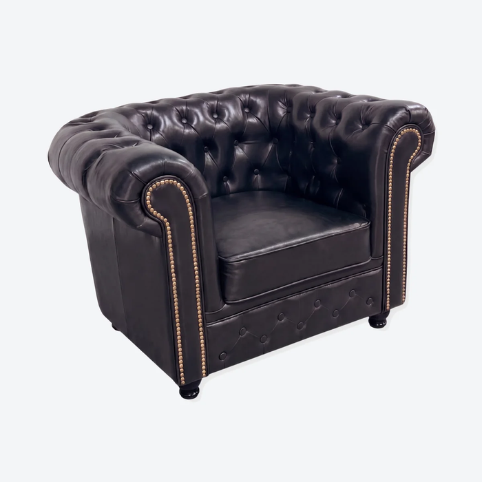 Chesterfield Small Wacht Bank Black