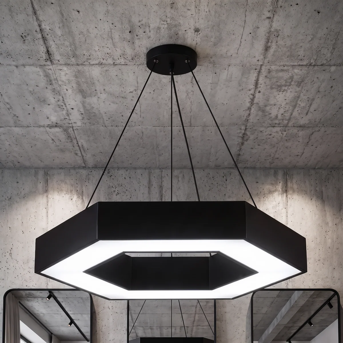 Hanging Hexagonal Led Light - Plafond verlichting