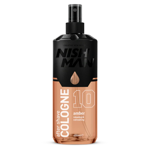 Nishman Aftershave Cologne 10 Amber 400 ml