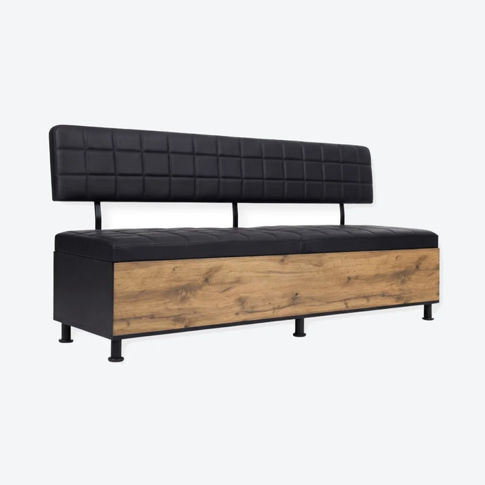 Wacht bank / Waiting Sofa Brown 02