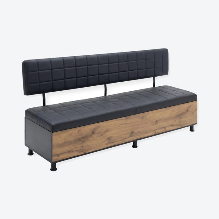 Wacht bank / Waiting Sofa Brown 02