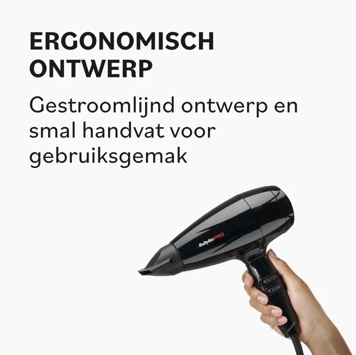 Babyliss Pro Vero Studenten Föhn BAB6280E – 2000W