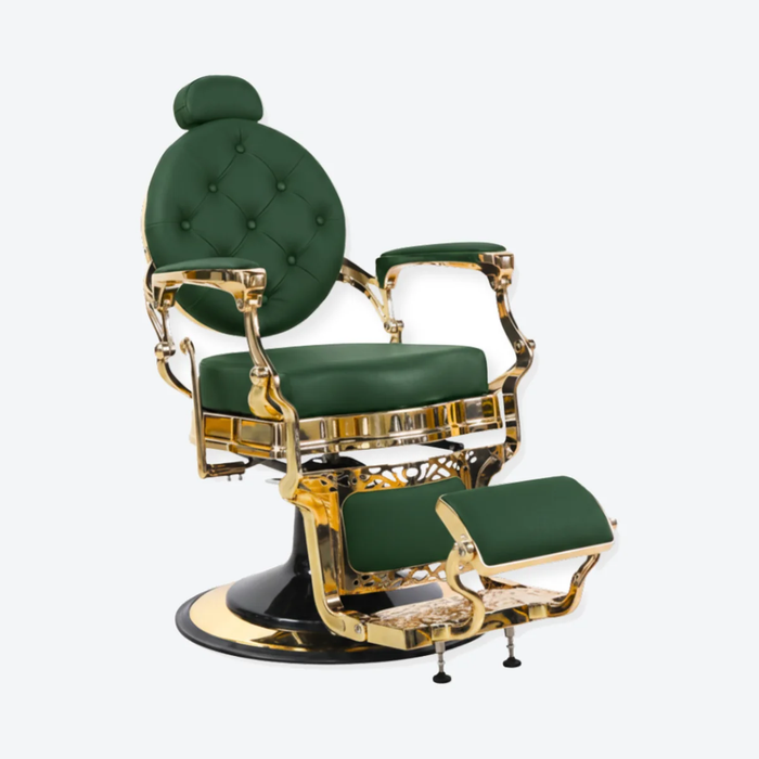 Barber Chair Senior - Gold / Green