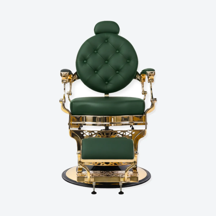 Barber Chair Senior - Gold / Green