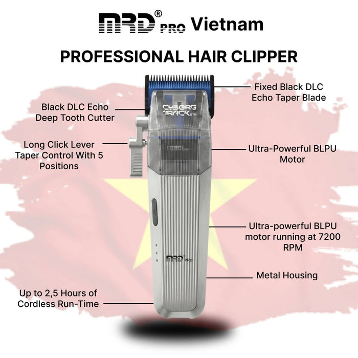 MRD Pro Cyborg Track Metal Clipper Grijs