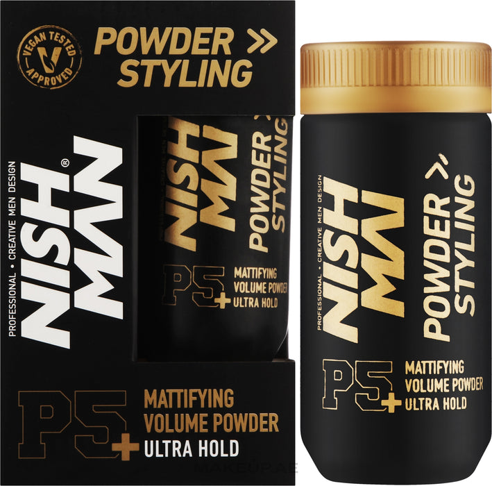 12x Nishman Hair Styling Powder Ultra Hold P5