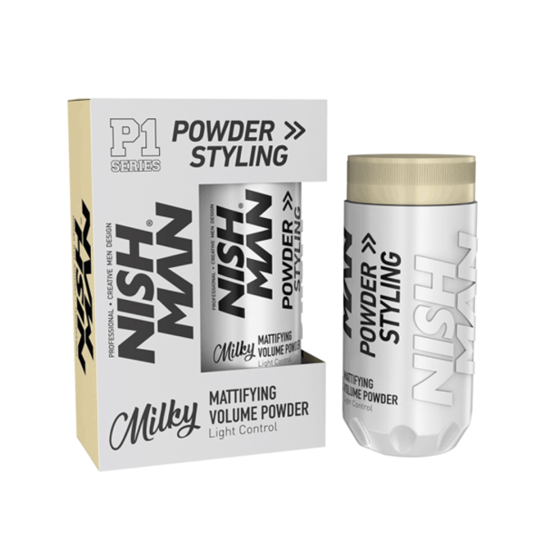 Nishman Hair Styling Powder Wax Milky
