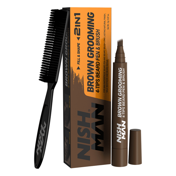 Nishman Beard Pen & Brush BROWN