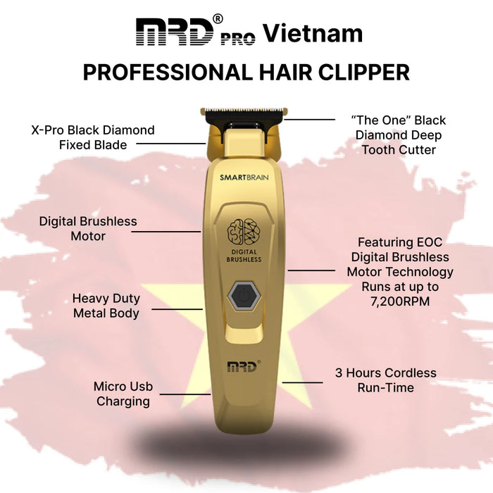MRD Pro Smart Brain Trimmer Gold