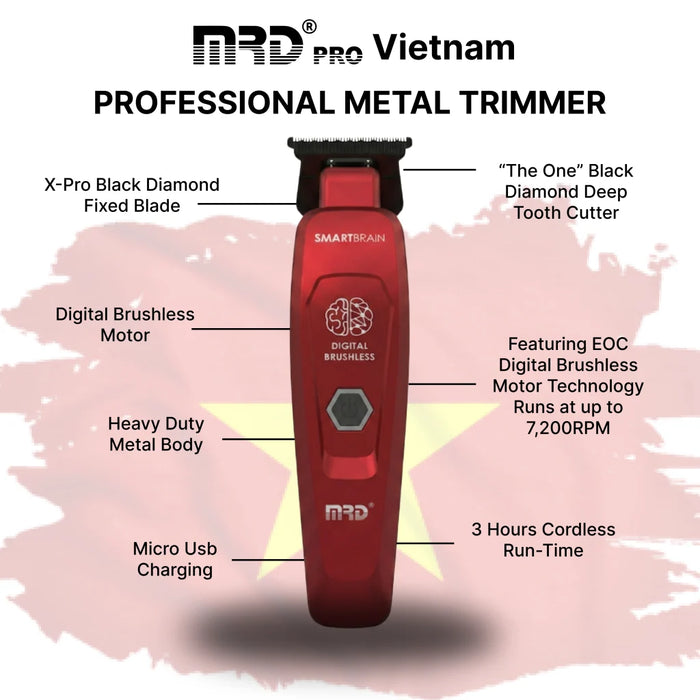 MRD Pro Smart Brain Trimmer Rood